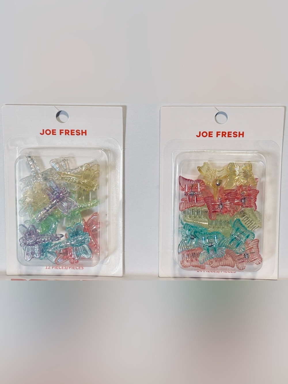 Joe Fresh Colourful Dragonfly & Butterfly Hair Clips